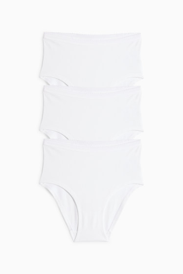Damen - Multipack 3er - Slip - weiß