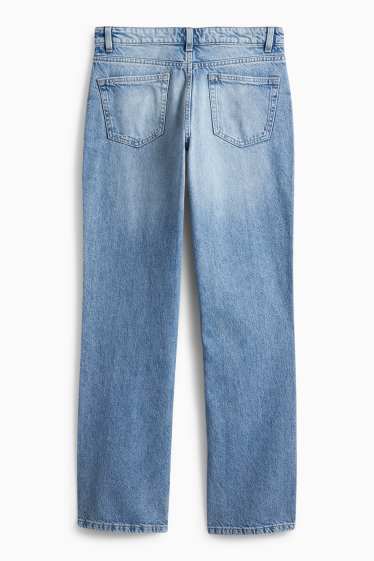 Dámské - Straight jeans - low waist - džíny - světle modré