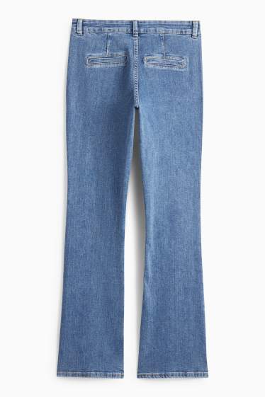 Dámské - Bootcut jeans - mid waist - džíny - modré