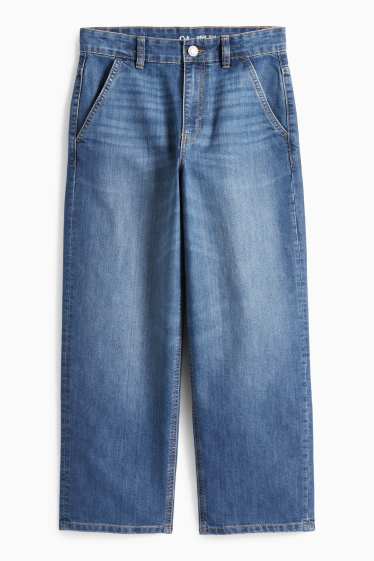 Kinderen: jongens - Baggy jeans - jeansblauw