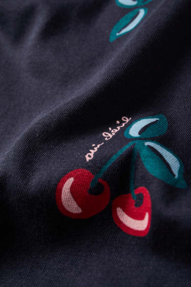 Dona - Camisa de dormir - estampada - blau fosc