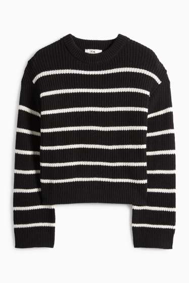 Bambine - Pullover - nero / bianco