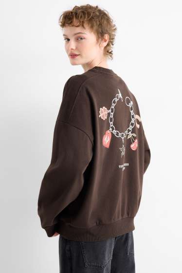 Dona - Dessuadora - marró fosc