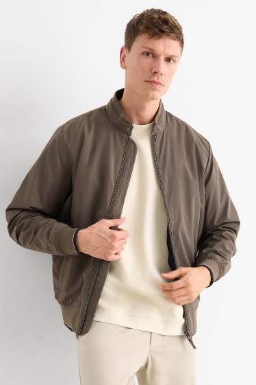 Home - Caçadora - folrada - repel·lent a l’aigua - marró fosc