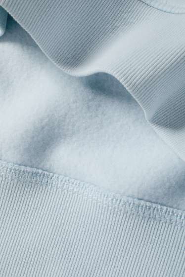 Pánské - Oversized mikina - světle modrá