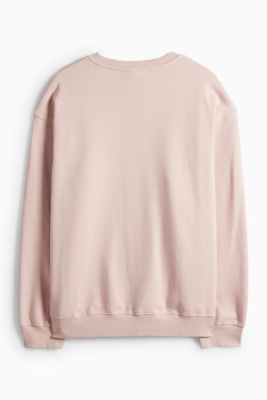 Pánské - Oversized mikina - růžová