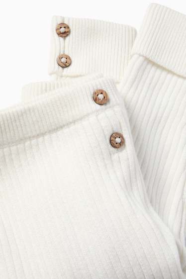 Unisex - Baby broek - wit