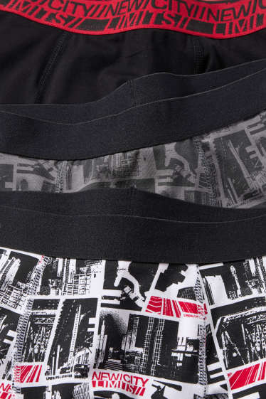 Bambini - Confezione da 7 - city - boxer - nero