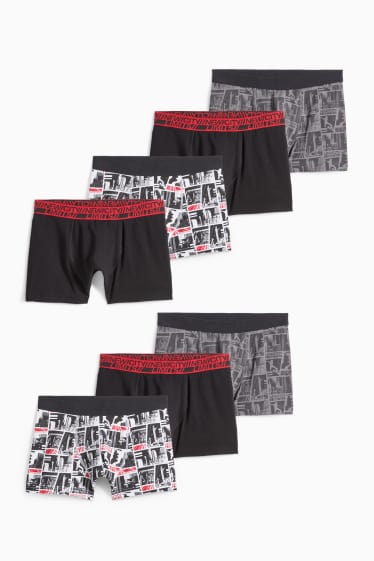 Bambini - Confezione da 7 - city - boxer - nero