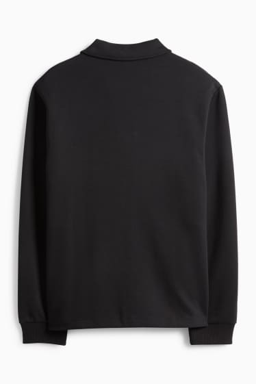 Pánské - Tepláková bunda - černá