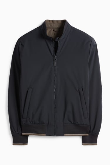 Bărbați - Bluzon - căptușit - rezistent la apă - albastru închis