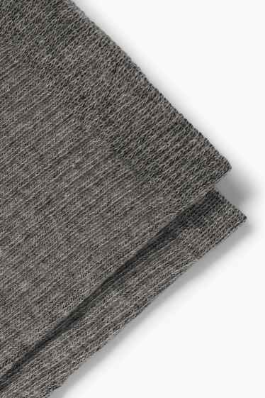 Bărbați - Multipack 5 perechi - șosete de tenis - gri