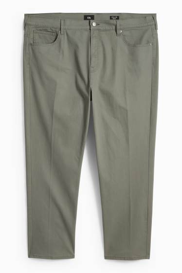 Uomo - Pantaloni - regular fit - verde scuro