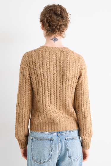 Dona - Jersei - trenat - marró clar