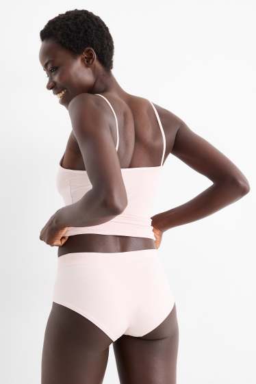 Damen - Multipack 3er - Hipster - grau / rosa