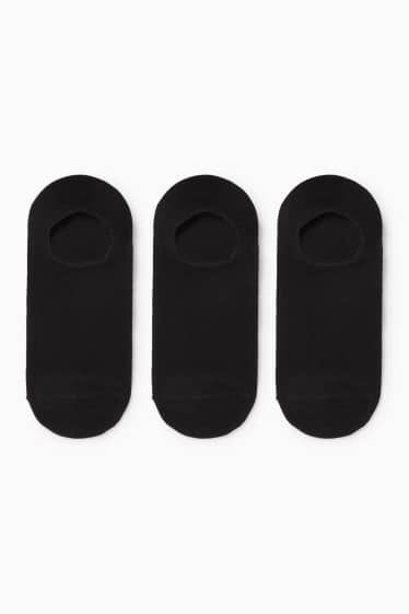 Dámské - Multipack 3 ks - nízké ponožky - černá