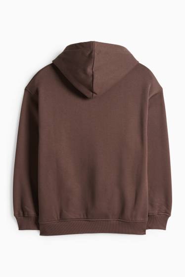 Kinderen: meisjes - Sweatshirt - donkerbruin