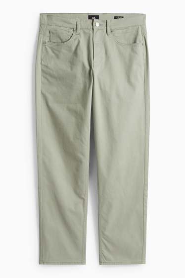Hommes - Pantalon - regular fit - vert clair