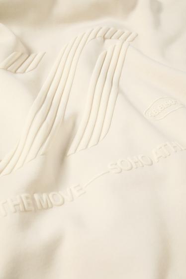 Heren - Hoodie - licht beige