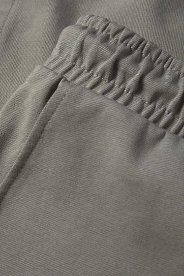 Hommes - Pantalon de jogging cargo - vert foncé