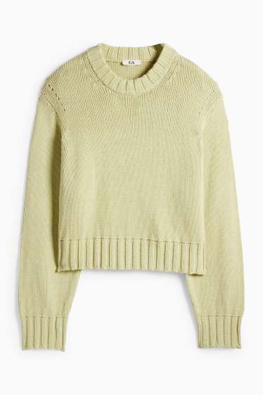 Dámské - Svetr - světle zelená