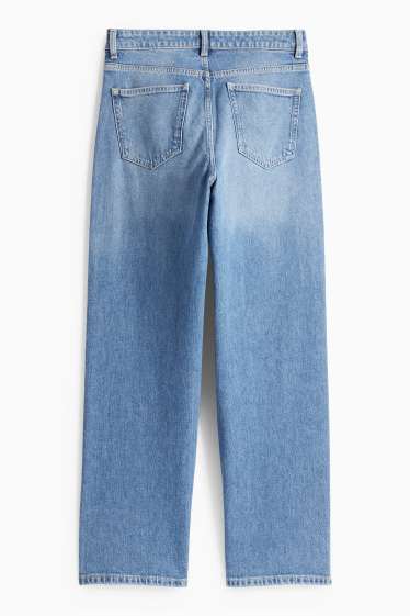 Dámské - Baggy jeans - mid waist - džíny - světle modré