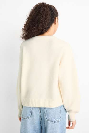 Femmes - Pull - crème