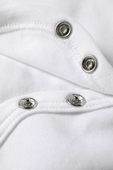 Unisex - Babyrompertje - wit