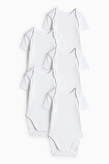 Unisex - Babyrompertje - wit