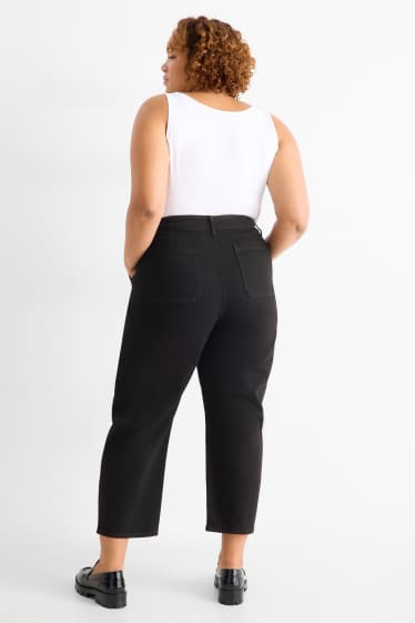Femmes - Balloon jean - high waist - noir