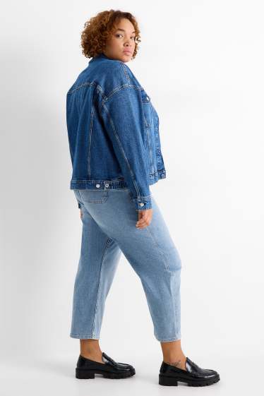Femmes - Balloon jean - high waist - jean bleu