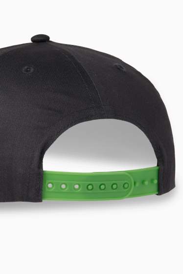 Děti - chlapci - Minecraft - kšiltovka - tmavošedá