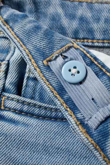 Děti - chlapci - Relaxed jeans - termo džíny - džíny - světle modré