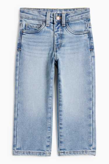 Děti - chlapci - Relaxed jeans - termo džíny - džíny - světle modré