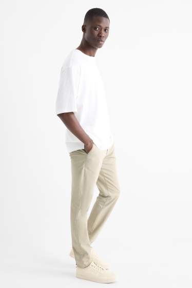 Bărbați - Chino - slim fit - bej deschis