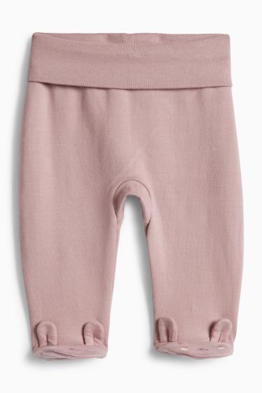 Baby Mädchen - Häschen - Erstlingsoutfit - 2 teilig - cremeweiß