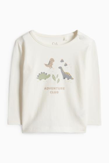 Bebeluși - băieți - Compleu nou-născuți - alb-crem