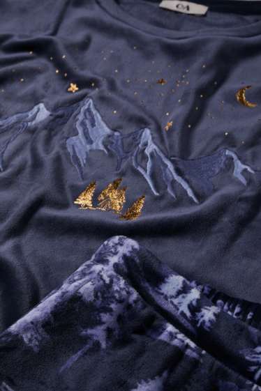 Dona - Pijama - blau fosc