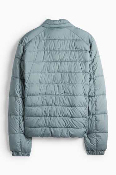 Pánské - Prošívaná bunda - zelená