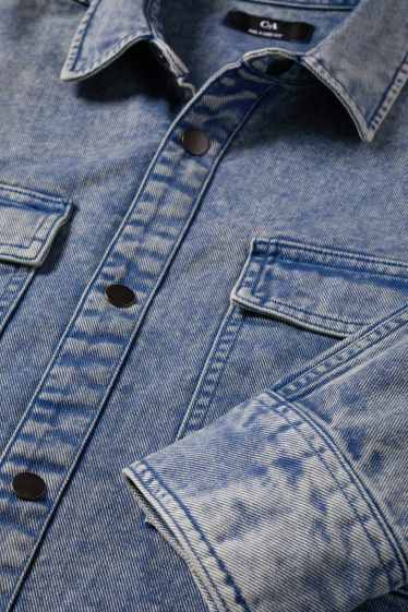 Herren - Jeanshemd - Relaxed Fit - Kent - jeansblau