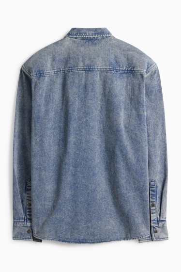 Herren - Jeanshemd - Relaxed Fit - Kent - jeansblau