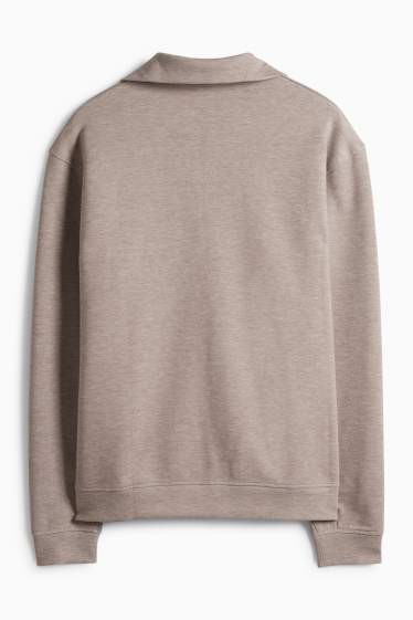 Men - Sweatshirt - taupe