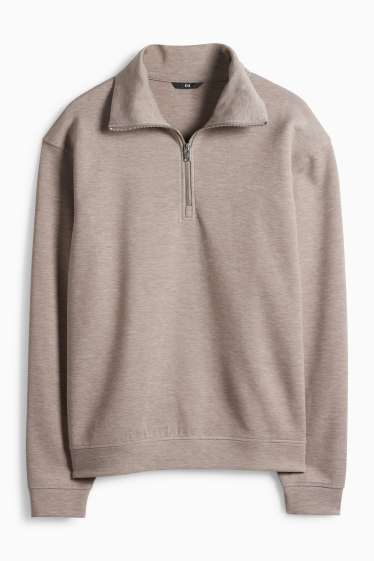 Men - Sweatshirt - taupe