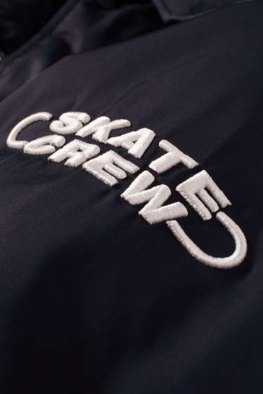 Pánské - Bunda - s výplní - tmavomodrá