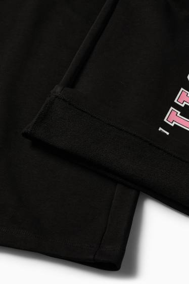 Děti - dívky - Lilo & Stitch - souprava - mikina s kapucí a teplákové kalhoty - 2dílná - růžová