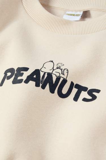Dames - Sweatshirt - Peanuts - licht beige