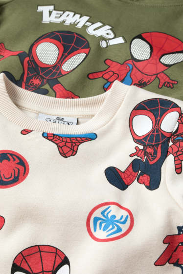 Copii - Băieți - Bluză de molton - bej / verde