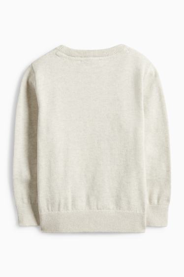 Children Boys - Dino - jumper - light beige