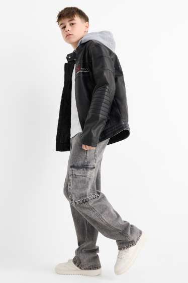 Bambini - Jeans cargo - jeans grigio