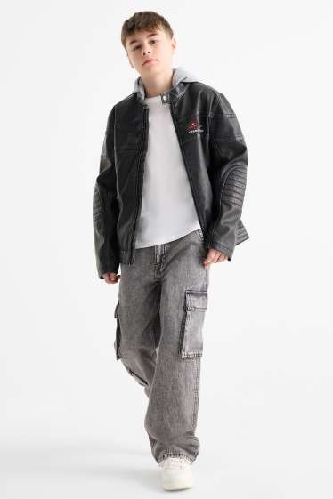 Bambini - Jeans cargo - jeans grigio